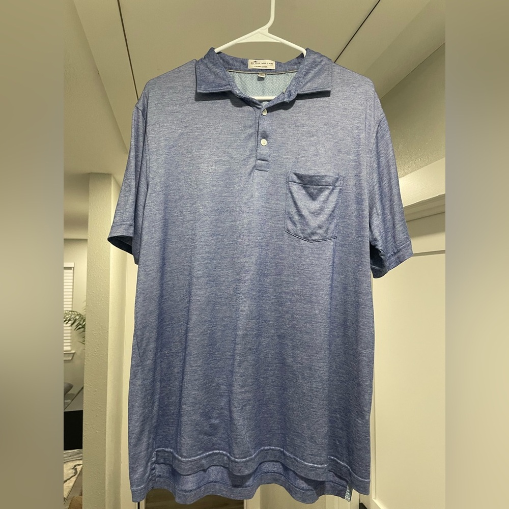 Peter Millar Men's Blue Polo Shirt